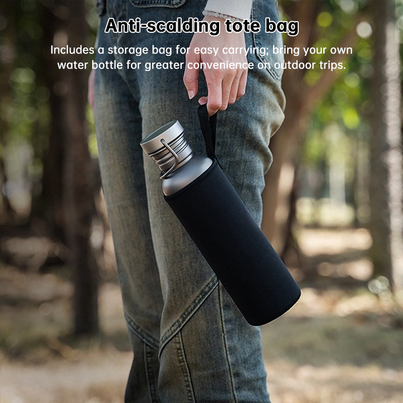 Portable Titanium Water Bottle