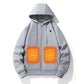 Heated Outdoor Zip-Up Hoodie