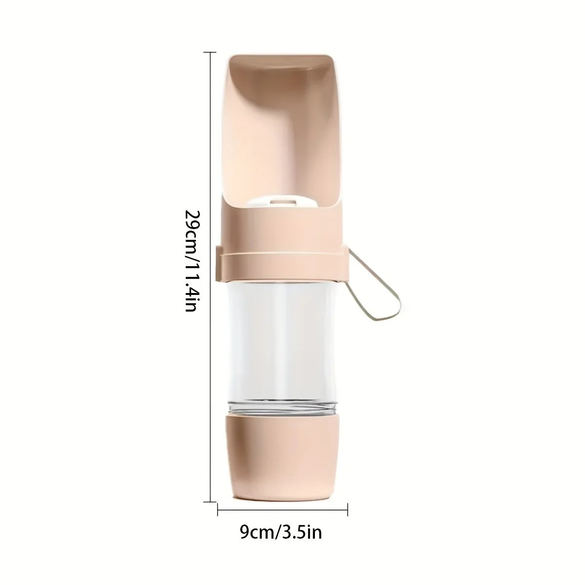 Portable Dual Pet Water & Food Bottle