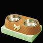 Stainless Steel Pet Double Bowl