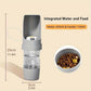 Portable Dual Pet Water & Food Bottle
