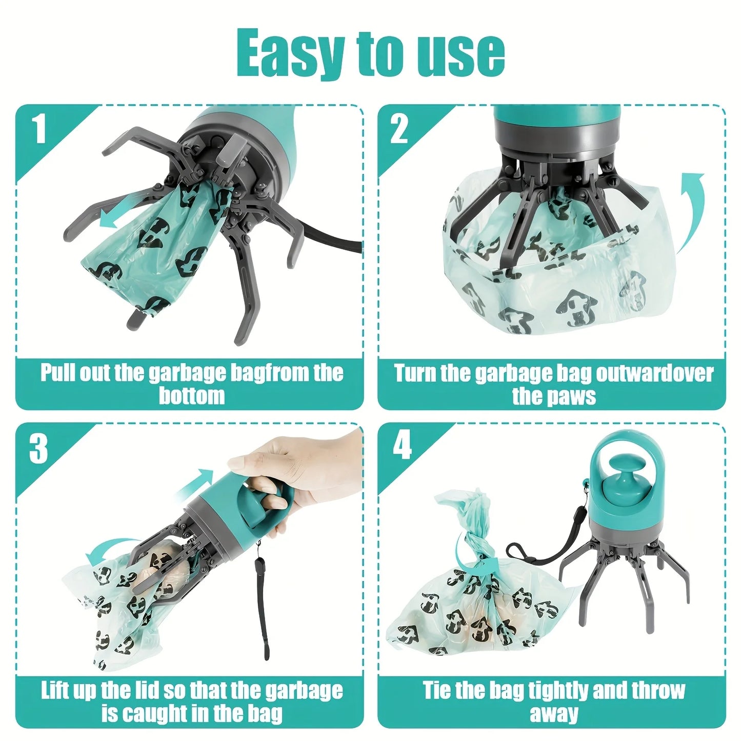 Portable Pooper Scooper with Bags
