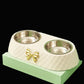Stainless Steel Pet Double Bowl
