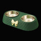 Stainless Steel Pet Double Bowl