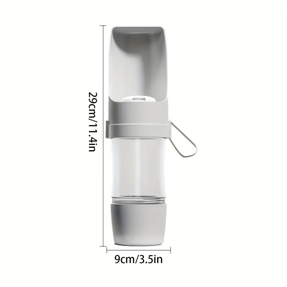 Portable Dual Pet Water & Food Bottle