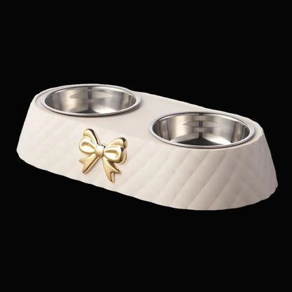 Stainless Steel Pet Double Bowl