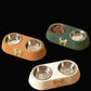 Stainless Steel Pet Double Bowl