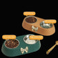 Stainless Steel Pet Double Bowl